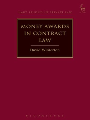cover image of Money Awards in Contract Law
